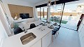 Eigentijdse villa's met 3 slaapkamers, zwembad, groot solarium en parkeerplaats in Alicante Dream Homes Hondon