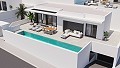 Moderne villa 4 of 5 bedden met onderbouw, zwembad en garage in Alicante Dream Homes Hondon