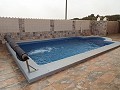 Villa met 4 bedden en 2 badkamers, zwembad, sauna en zomerkeuken in Alicante Dream Homes Hondon