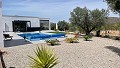 Bijna nieuwe villa met 3/4 slaapkamers, zwembad, dubbele garage en berging in Alicante Dream Homes Hondon