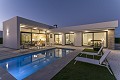 Modern Independent villas with private pool,3 bedrooms,2 bathrooms on 550 m2 plot in Alicante Dream Homes Hondon